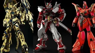 New HI-RM Red Frame, MG Phenex Unit 3, HG GM Intercept Custom