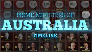 Prime Ministers of Australia Timeline (1845-2023)