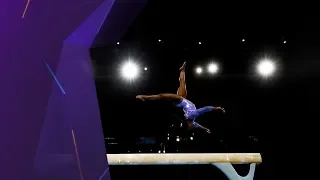 La gymnaste Simone Biles, un modèle pour des jeunes