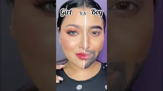 Girls 👧 Vs Boys 👦 Makeup Challenge | #shorts | SUGAR Cosmetics