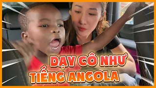 Lôi con dạy cô Như tiếng Angola, đang vui vẻ trên xe không may có biến…