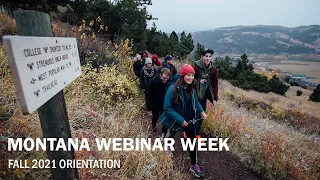 Orientation and Class Registration at MSU - Montana Webinar Week (Spring 2021)