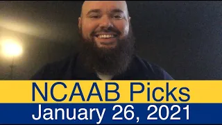 NCAAB Picks (1-26-21) College Basketball Predictions - NCAAM Mens Daily Vegas Line - Free Plays Odds