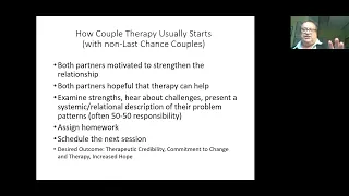 Last Chance Couple Therapy: Bringing Couples Back from the Brink | Peter Fraenkel, PhD