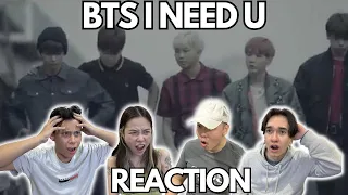 BTS (방탄소년단) 'I NEED U' Official MV (Original ver.) REACTION!!