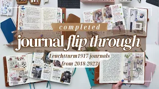 Old Journals Flip Through ⚡️My Journaling Evolution from 2018-2023!