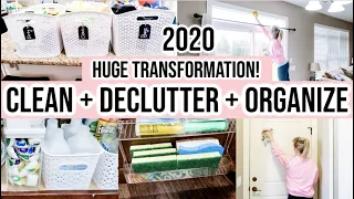 NEW! CLEAN + DECLUTTER + ORGANIZE WITH ME 2020 | KONMARI | HUGE DECLUTTER + CLOSET TRANSFORMATION