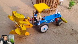 DIY How to make Tractor Spading Machine | Tractor Ploughing  @KeepVilla @MiniCreative