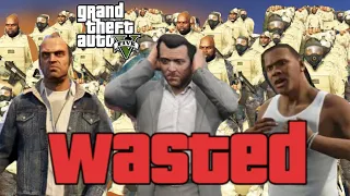 WASTED BY THE FORT ZANCUDO COMPILATION (GTA V)