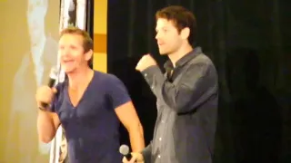 Supernatural VanCon 2011 - Sebastian Roche - Misha Crashing Sebastian's Panel