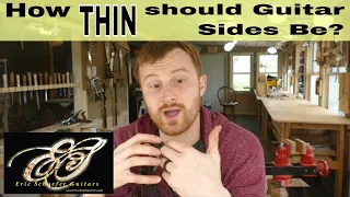 How Thin Should Guitar Sides Be?