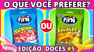 ⏺ O QUE VOCÊ PREFERE? EDIÇÃO: Doces #5 🧁 | Qual doce você prefere? #quiz #buuquiz