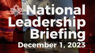 National Leadership Briefing December 1 2023