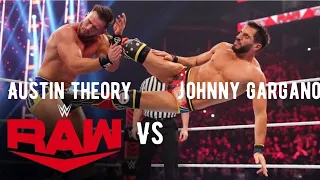 Austin Theory Vs Johnny Gargano!!! Fight Between Old Friends 🤯