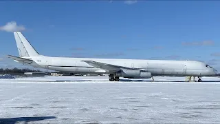 (4K) 52 Year Old Douglas DC-8-63F (N865F) Walkaround and Cockpit Tour