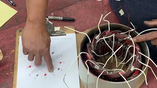 Motor Rewinding | How to Do connection 9 Leads Motor