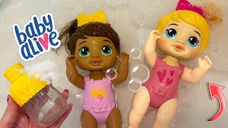 NEW Baby Alive dolls Swimming in the Bath 🛁