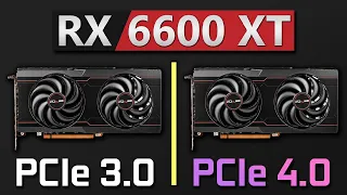 AMD RADEON RX 6600 XT | PCIe 3.0 vs PCIe 4.0