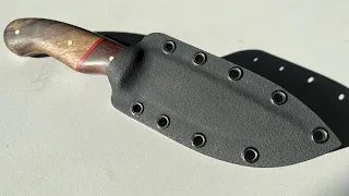 How to Make a Kydex Knife Sheath with Custom Belt Loop AMSR