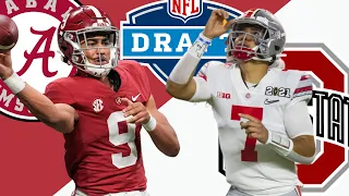 2023 NFL Draft QB Rankings | CJ Stroud or Bryce Young | Who Will Be The Riser!!