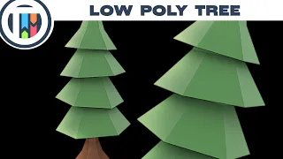 Low Poly Tree Tutorial in Blender 2.8 Eeevee | TutsByKai
