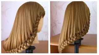 Coiffure simple cheveux mi long / long ♡ Tuto coiffure avec tresse ♡ facile à faire