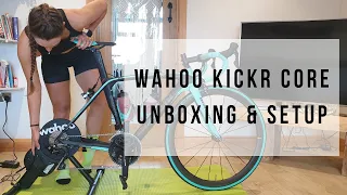 UNBOXING & SETUP OF MY NEW WAHOO KICKR CORE SMART BIKE TRAINER