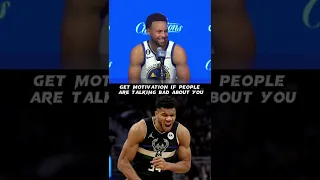 Steph Curry reacts to Giannis Antetokounmpo calling him the Best👀💯 #shorts #nba
