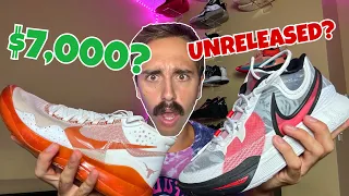 TOP 5 RAREST BASKETBALL SHOES IN MY COLLECTION!!!($10,000+)