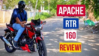 Apache RTR 160 - Better Than Pulsar NS 160??🤔 | Detailed Review | The Gear Shifters👑 | TAMIL!!