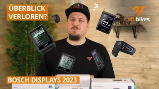 Bosch Display Überblick 2023 🤔📱📡 Alle Displays kurz vorgestellt