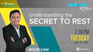 Understanding the Secret to Rest - Richie Dabie - SundayXtra