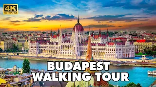 Budapest 4K Walking Tour - Explore The City Centre Day and Night