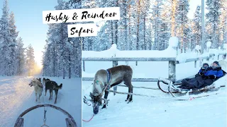 Winter Activities in -29℃ I Husky & Reindeer Safari in Finnish LAPLAND I Is it worth the hype?