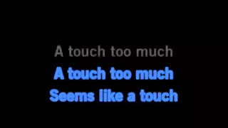 AC/DC Touch Too Much KARAOKE