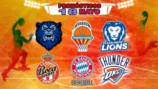 PRONÓSTICOS DE BALONCESTO 18 DE MAYO DEL 2024 - PARLEY