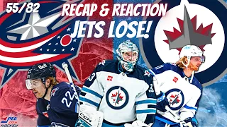 Patrik Laine Leads Blue Jackets in 3-1 Win Over Jets - 22/23 Winnipeg Jets Game Recap&Reaction 55/82