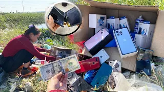 😋Lucky day | Found Money $100 and phone in rubbish,Restore Oppo A54