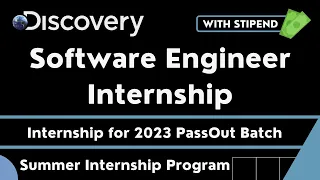 Discovery Software Engineering Internship 2022 | Summer Internship Program