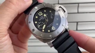 第268集仲有T面？Panerai Submersible Pam 243 /糅合現代復古罕有產物