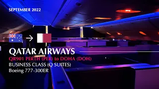 Excellence in the Sky: Q Suite on Qatar Airways | Trip Report | QR901 | Perth (PER) - Doha (DOH)