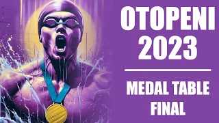 2023 European Short Course Swimming Championships Otopeni | Final Medal Table