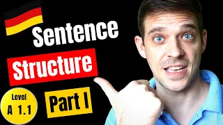 Satzbau Part I | Hauptsatz | German Sentence Structure I | YourGermanTeacher