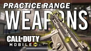 All Practice Range Weapons - Call of Duty Mobile Garena Weapons Showcase