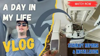 📽️New Vlog! We BROKE a Stairlift ❌- Fixed a Stairlift ✅ - Installed a Stair Lift 🛠️ -All In a WEEK!