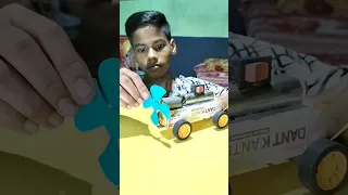 How to make fan car with dc motor || Fan car kaise banaen || Science Project #shorts #motor