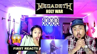 MEGADETH HOLY WAR (DAUGHTER FIRST REACT)