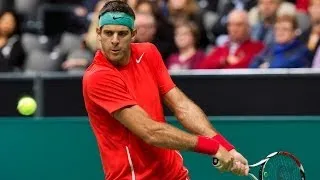 Highlights: Del Potro - Mathieu