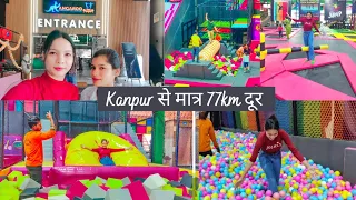 Kangaroo Trampoline Park Lucknow Full detail Video in Hindi | Passionable Pooja