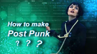 How to make Post Punk / indie rock / doomer / coldwave / darkwave type beat in 1 minute [ 14 ]